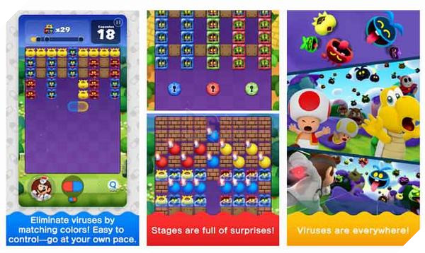 Game diệt virus Dr. Mario trở lại với diện mạo mới trên di động