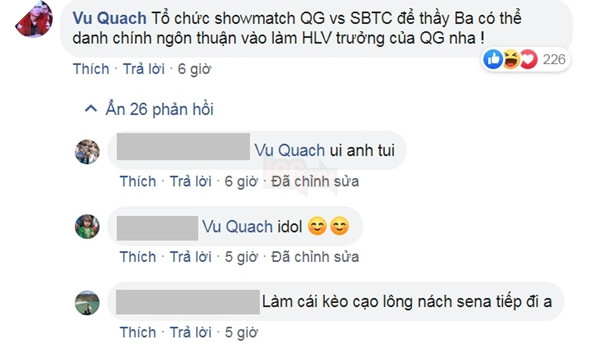 Nghe tin tháº§y Ba ÄÃ²i comeback, QTV hoáº£ng há»t xin tháº§y Äá»«ng Äá» QG