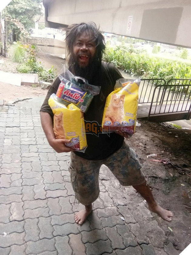 Người đàn ông vô gia cư này ngày ngày bán chanh trên phố để cưu mang những con mèo đi lạc 7