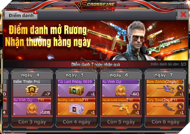 CFL Lottery nhân dịp thứ 6 cuối cùng của tháng với phần thưởng lên đến 10000 GEM 2