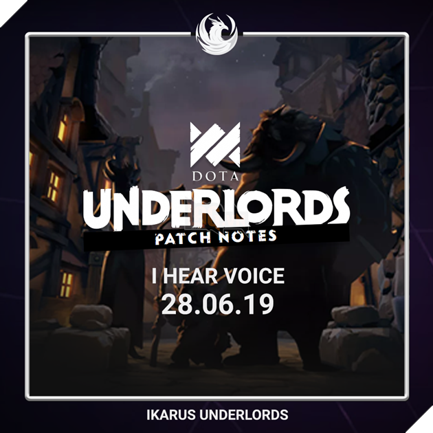 Dota Underlords - Cập nhật 28 tháng 6 bổ sung giọng nói cho các quân cờ, Nerf nhẹ Knight