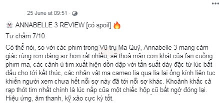 Mới khởi chiếu, khán giả Việt đã phát cuồng vì búp bê ma Annabelle