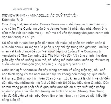 Mới khởi chiếu, khán giả Việt đã phát cuồng vì búp bê ma Annabelle 2