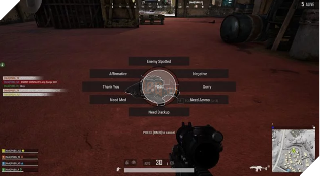 PUBG cải thiện hệ thông ping theo phong cách Apex Legend trong bản Update #30