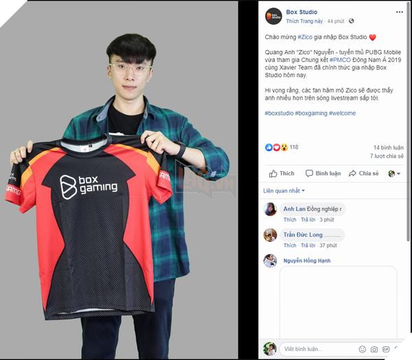 PUBG Mobile: Hotboy Xavier Team bất ngờ đầu quân về Box Gaming