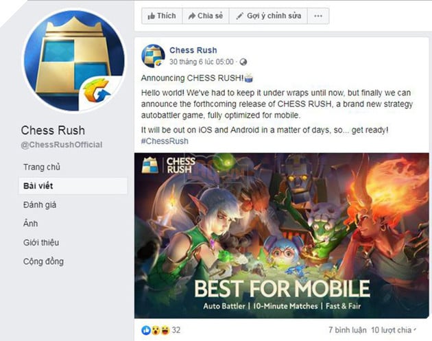 Chess Rush: Tựa game Auto Chess mobile mới được chính tay Tencent phát hành