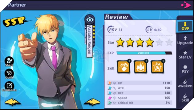 Anime Mob Psycho 100 chính thức công bố tựa game Mobile của mình 2