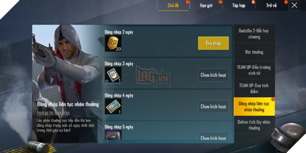 PUBG Mobile tặng FREE skin Tôm vàng đáng yêu