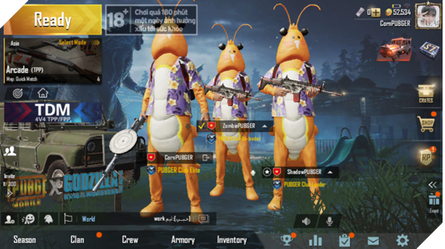 PUBG Mobile tặng FREE skin Tôm vàng đáng yêu 4