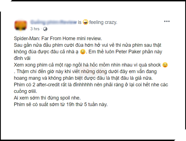 Tổng hợp đánh giá Spider-Man: Far From Home - Fan Việt khen không trượt phát nào 4