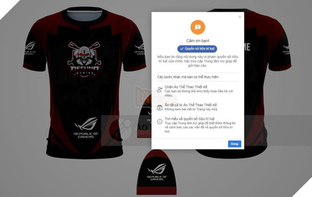 Shop quần áo ăn trộm thiết kế của Refund Gaming và bị report bay màu ngay lập tức 2