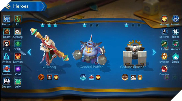 Chess Rush bê nguyên xi dàn tướng của tựa game War Song vào dàn tướng của mình