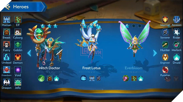 Chess Rush bê nguyên xi dàn tướng của tựa game War Song vào dàn tướng của mình 3