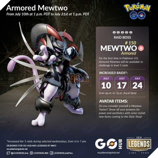 Pokemon GO: Hướng dẫn đối đầu với Armored Mewtwo hiệu quả nhất 2