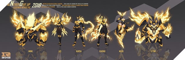 LMHT: Người hâm mộ làm hẳn bộ skin vô địch dành cho RNG vì chờ lâu quá chưa thấy họ vô địch CKTG 11