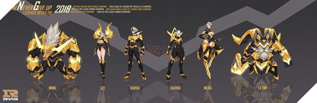 LMHT: Người hâm mộ làm hẳn bộ skin vô địch dành cho RNG vì chờ lâu quá chưa thấy họ vô địch CKTG 10