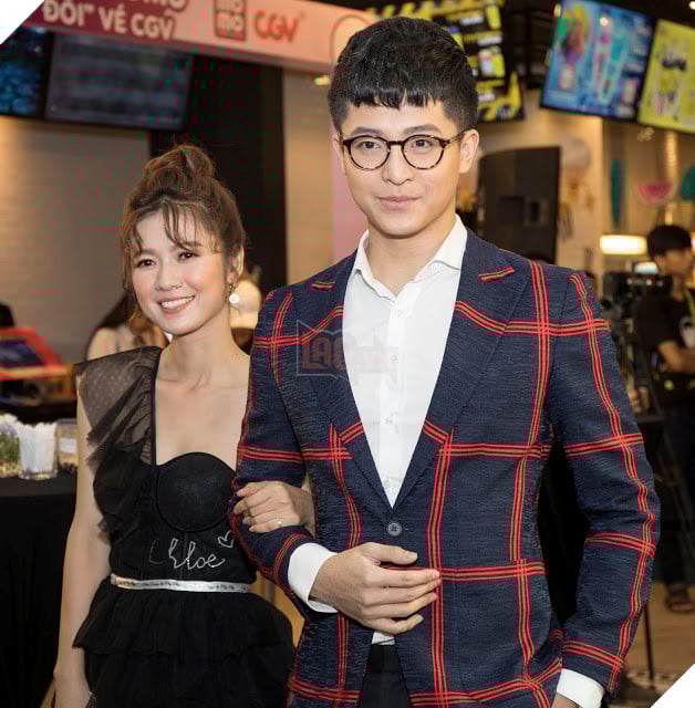 Harry Lu sánh đôi bên Oanh Kiều, đo độ điển trai với B.Trần tại họp báo phim ‘Thật tuyệt vời khi ở bên em’ 3