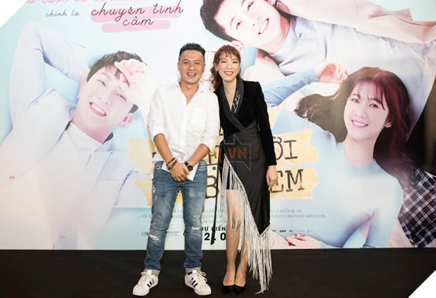 Harry Lu sánh đôi bên Oanh Kiều, đo độ điển trai với B.Trần tại họp báo phim ‘Thật tuyệt vời khi ở bên em’ 30