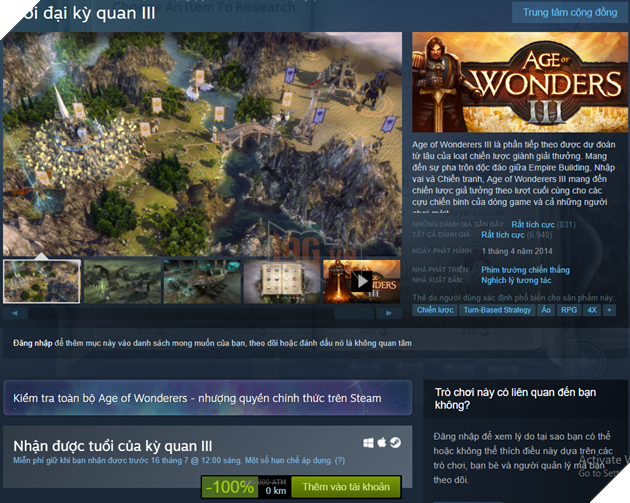 Age of Wonders tựa game chiến thuật cực hay đang miễn phí trên Steam 3