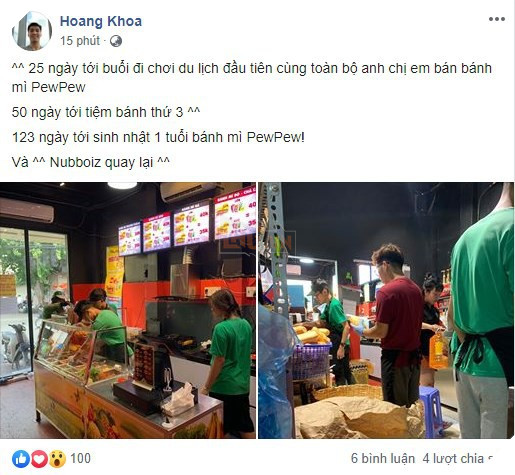 PewPew hé lộ dự định comeback với PUBG, chuẩn bị mở tiệm bánh mì thứ 3