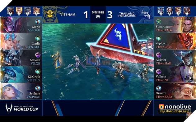 AWC 2019: Niềm hy vọng cuối cùng của Việt Nam tại đấu trường Liên quân Thế giới đối đầu Thái Lan Wildcard 9