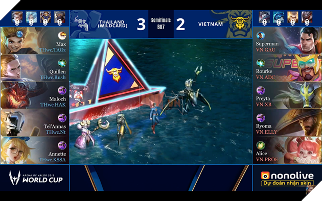AWC 2019: Niềm hy vọng cuối cùng của Việt Nam tại đấu trường Liên quân Thế giới đối đầu Thái Lan Wildcard 11