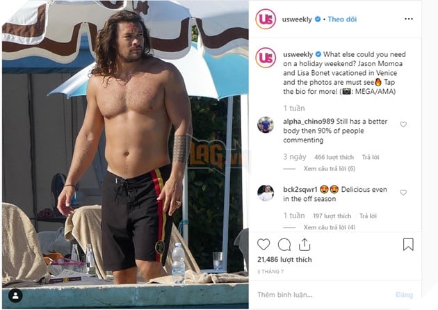 Nam diễn viên Aquaman bị fan rởm body shaming vì tăng cân 2