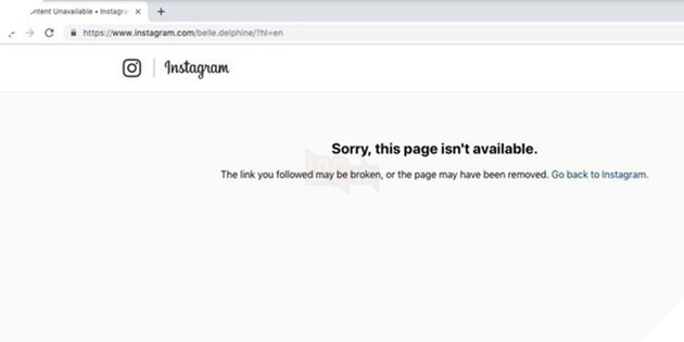 Nữ streamer bán nước tắm đã bị khóa tài khoản Instagram có 4,5 triệu followers