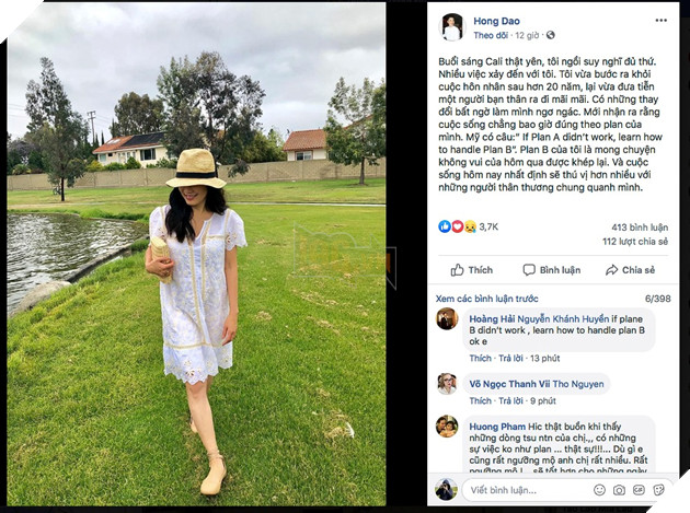 Hơn hai thập niên mặn nồng, Hồng Đào lên tiếng xác nhận ly hôn Quang Minh