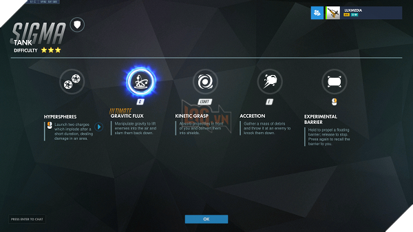 Overwatch: Chi tiết bộ kỹ năng của Tiến sĩ điên Sigma