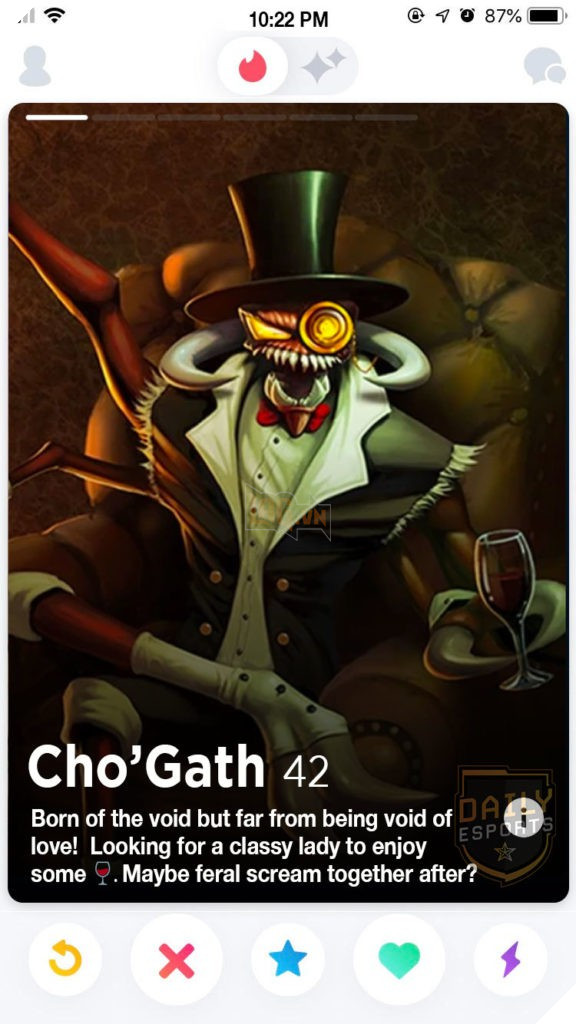 Sẽ như thế nào nếu như những vị tướng của LMHT sử dụng Tinder? 2