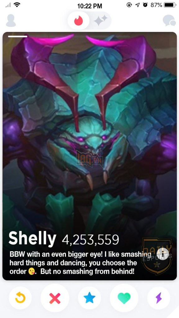 Sẽ như thế nào nếu như những vị tướng của LMHT sử dụng Tinder? 3