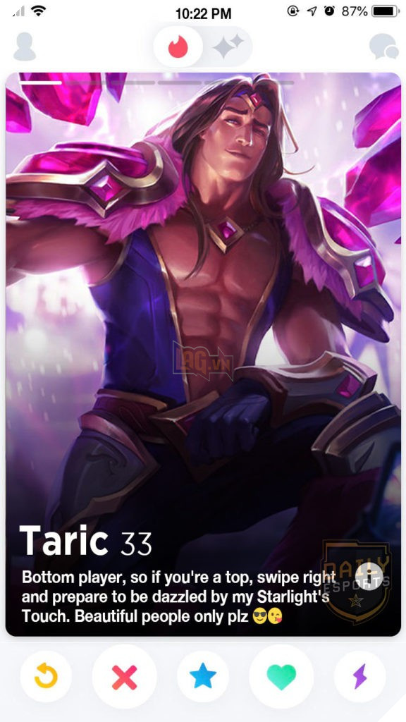 Sẽ như thế nào nếu như những vị tướng của LMHT sử dụng Tinder? 4