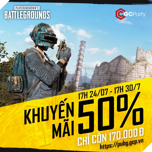 PUBG: Để chào mừng sự ra mắt phiên bản 4.1 và Cập nhật map Erangel, PUBG giảm giá 50% khi mua game