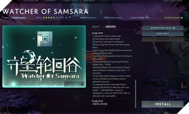 Watcher of Samsara - Hướng dẫn cách chơi Custom Map thủ trụ hot nhất hiện nay 4