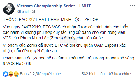 LMHT: Zeros chính thức nhận án phạt vì tội toxic khi đánh Xếp hạng