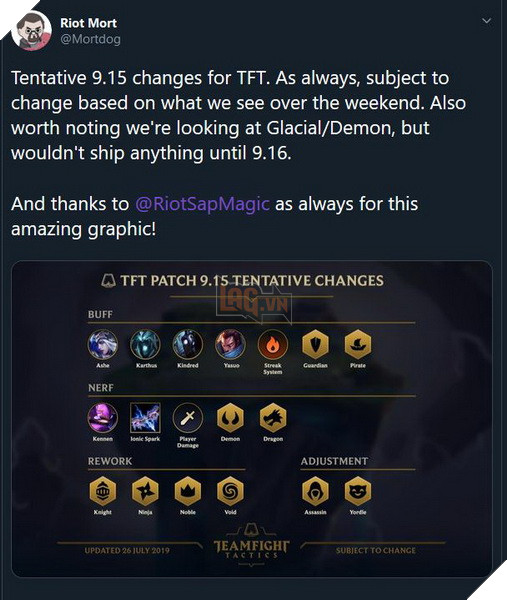 Đấu Trường Chân Lý: Bản cập nhật 9.15 được hé lộ hàng loạt thay đổi lớn ở Hệ và Tộc trong tương lai 3