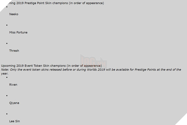 LMHT: Sẽ có ít nhất 3 trang phục Hàng Hiệu sẽ ra mắt trong nửa cuối năm 2019 này 2