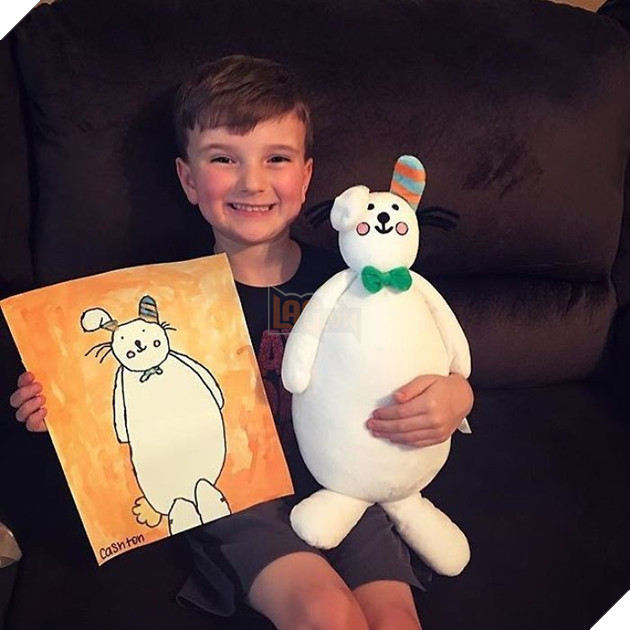 Khi những bức tranh nguệch ngoạc hóa thành thú bông dễ thương ngoài đời thực 5