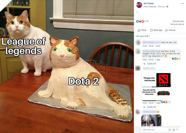 LMHT: Fanpage giả mạo Faker cà khia Dota 2 khiến cộng đồng mạng phẫn nộ