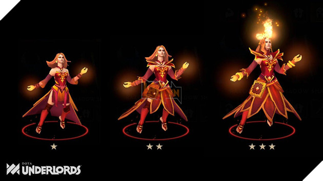 Dota Underlords - Xem qua nhưng thiết kế tạo hình tướng 2 sao 3 sao mới trong bản cập nhật kế 4