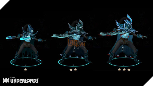 Dota Underlords - Xem qua nhưng thiết kế tạo hình tướng 2 sao 3 sao mới trong bản cập nhật kế 6