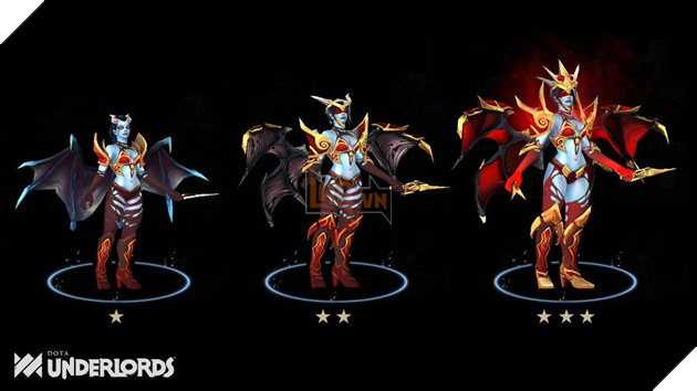 Dota Underlords - Xem qua nhưng thiết kế tạo hình tướng 2 sao 3 sao mới trong bản cập nhật kế 7