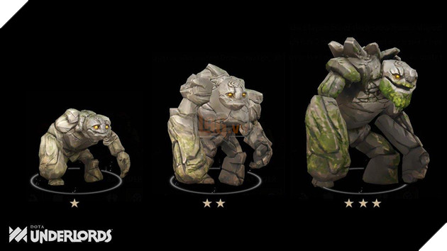 Dota Underlords - Xem qua nhưng thiết kế tạo hình tướng 2 sao 3 sao mới trong bản cập nhật kế 9