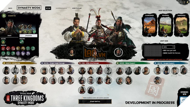Ngay cả game chiến thuật như Total War: Three Kingdoms cũng đã ra mắt chế độ Sinh Tồn 2