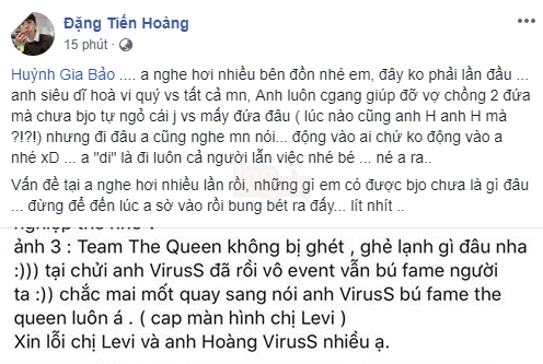 ViruSs bất ngờ bị lôi vào Drama của The Queen Team, lên tiếng cảnh cáo và yêu cầu lời giải thích 6
