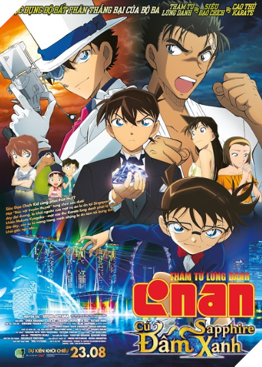 Thám tử lừng danh Conan: Cú đấm Sapphire xanh - Conan trở lại đối đầu trực tiếp với Kaito Kid