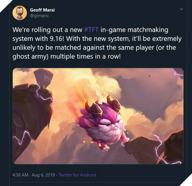 Đấu Trường Chân Lý: Bản 9.16 sẽ thay đổi tỉ lệ ra trùng đối thủ liên tục trong trận đấu 2