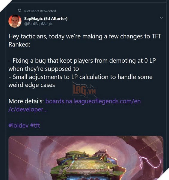 Đấu Trường Chân Lý: Riot đổi hệ thống tính điểm rank, bảo đảm rớt hạng thê thảm