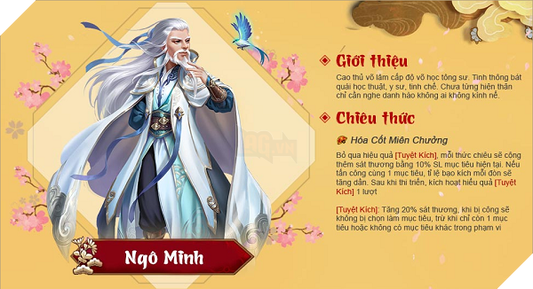 Tân Chưởng Môn VNG: Đánh giá sức mạnh đội hình tướng Kim Ngô Minh